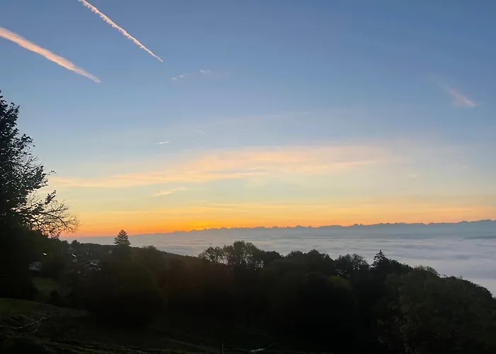 Chalet Avec Vue Panoramique Alpes Et Lac