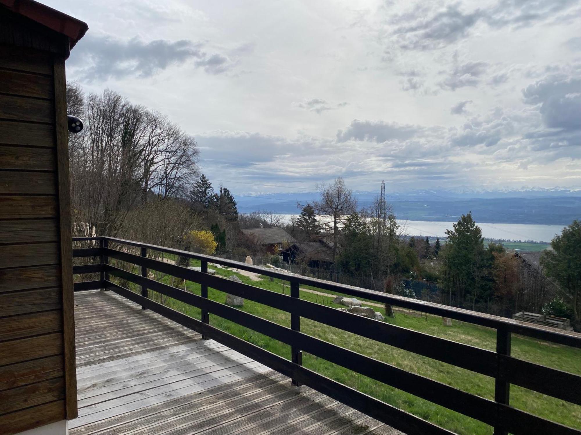 Avec Vue Panoramique Alpes Et Chalet
